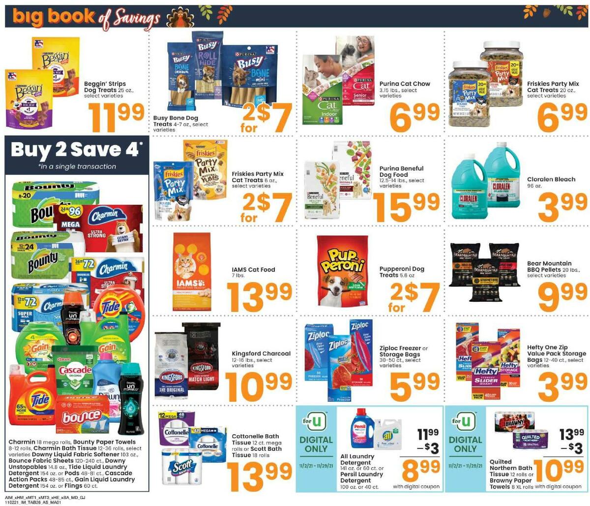 Albertsons Big Book of Savings Weekly Ad from November 2