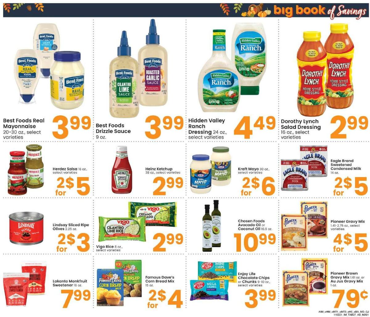 Albertsons Big Book of Savings Weekly Ad from November 2
