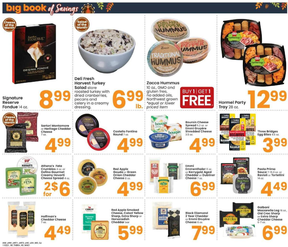 Albertsons Big Book of Savings Weekly Ad from November 2