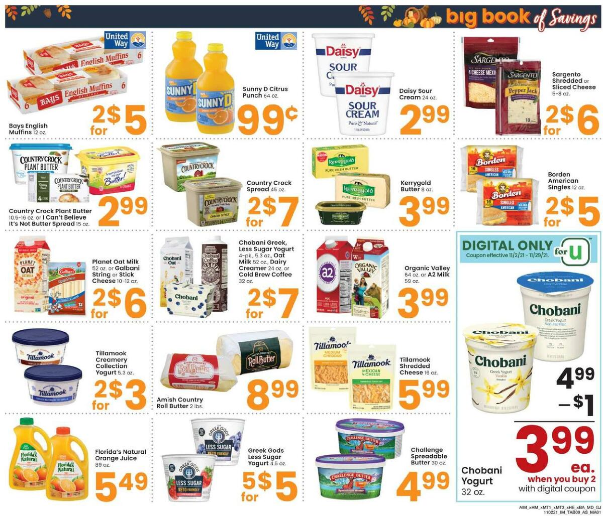 Albertsons Big Book of Savings Weekly Ad from November 2