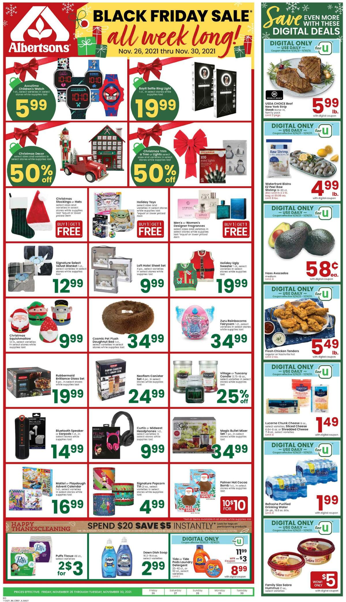 Albertsons Weekly Ad from November 26