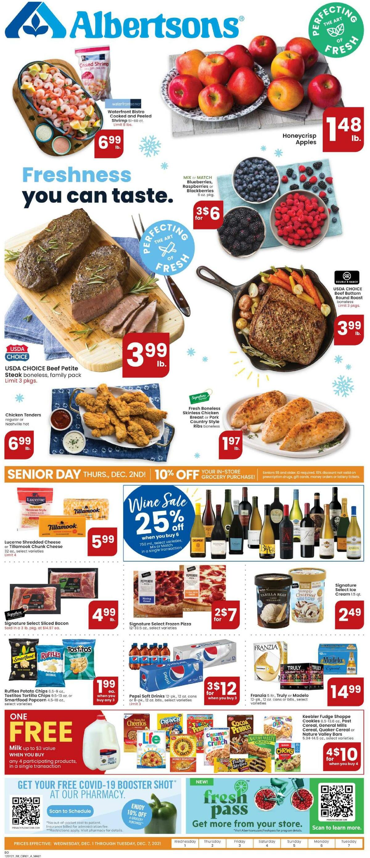 Albertsons Weekly Ad from December 1