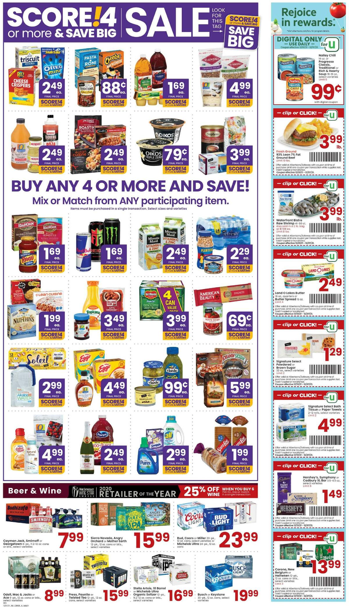 Albertsons Weekly Ad from December 1