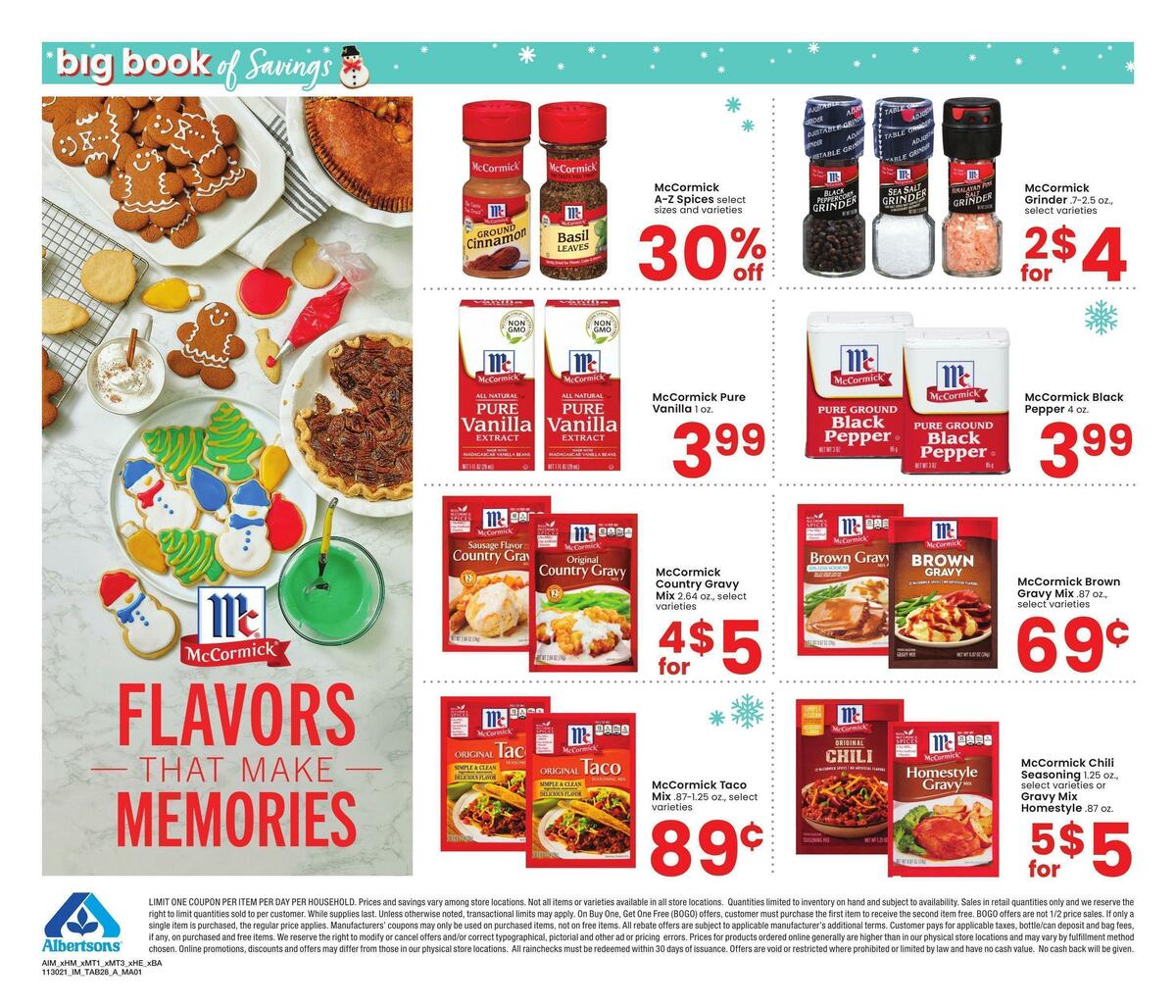 Albertsons Big Book of Savings Weekly Ad from November 30
