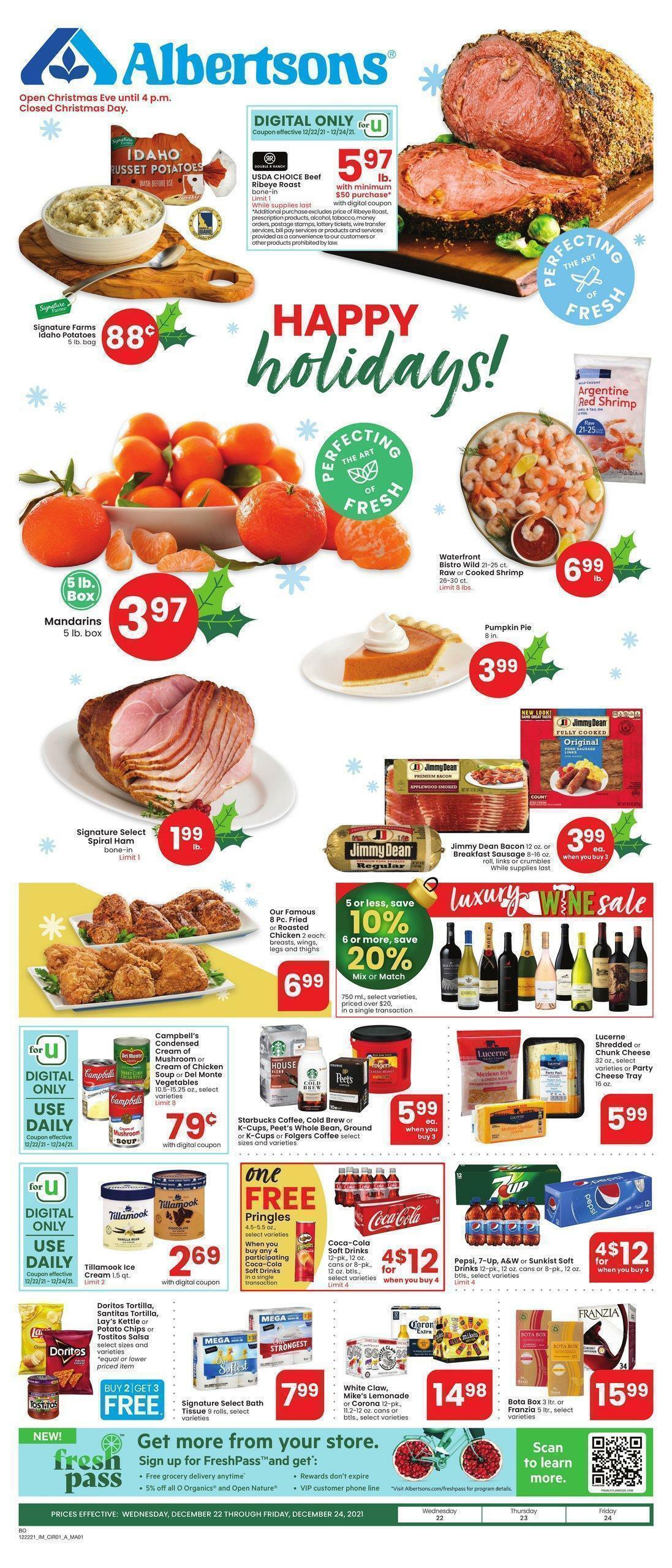 Albertsons Weekly Ad from December 22