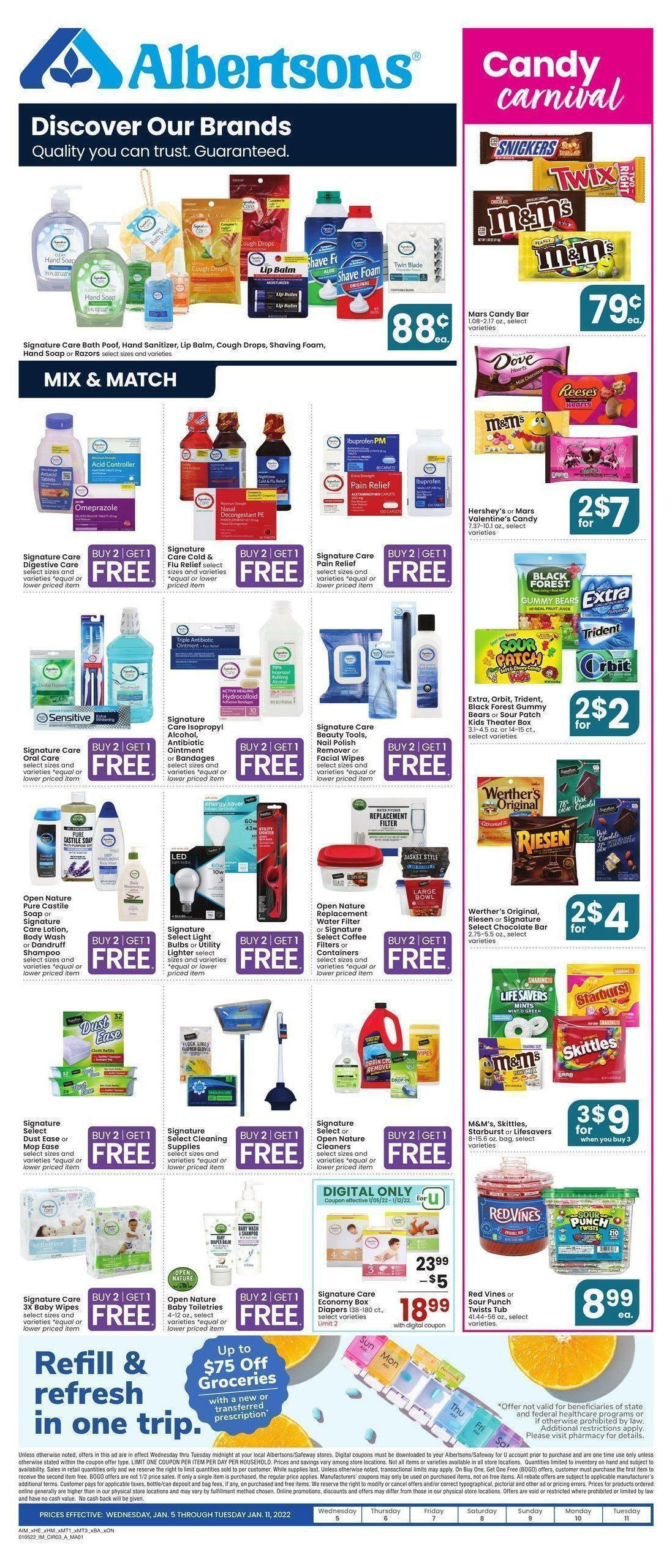Albertsons Weekly Ad from January 5