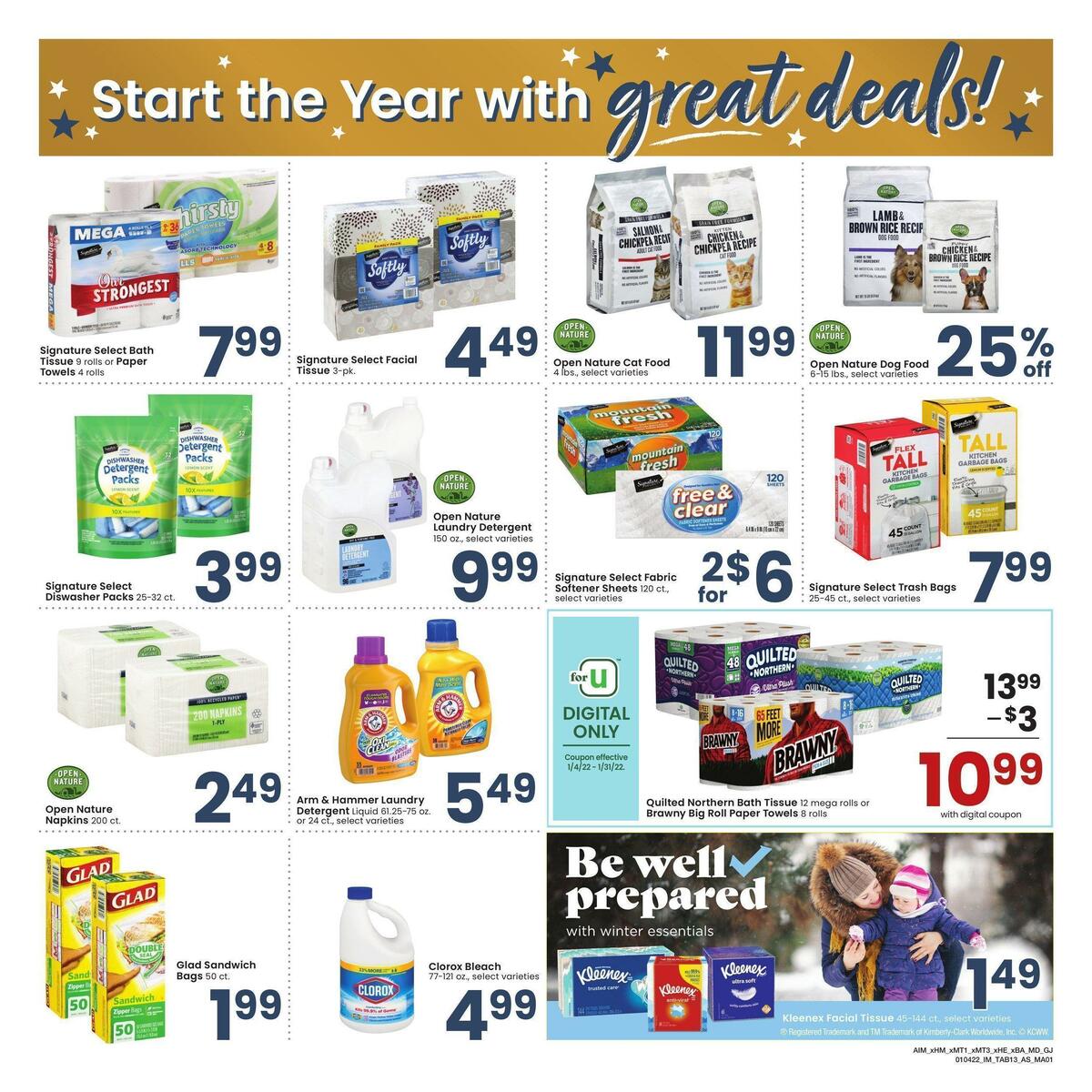 Albertsons Big Book of Savings Weekly Ad from January 4