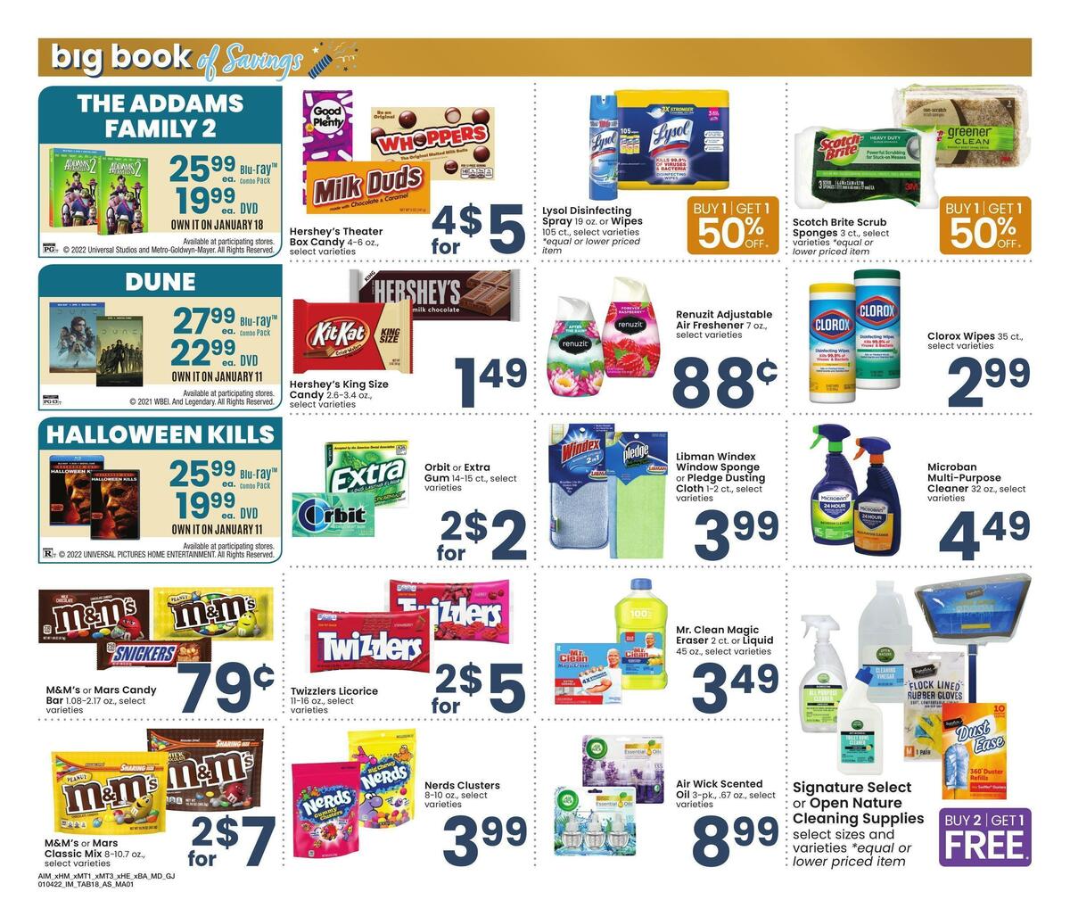 Albertsons Big Book of Savings Weekly Ad from January 4