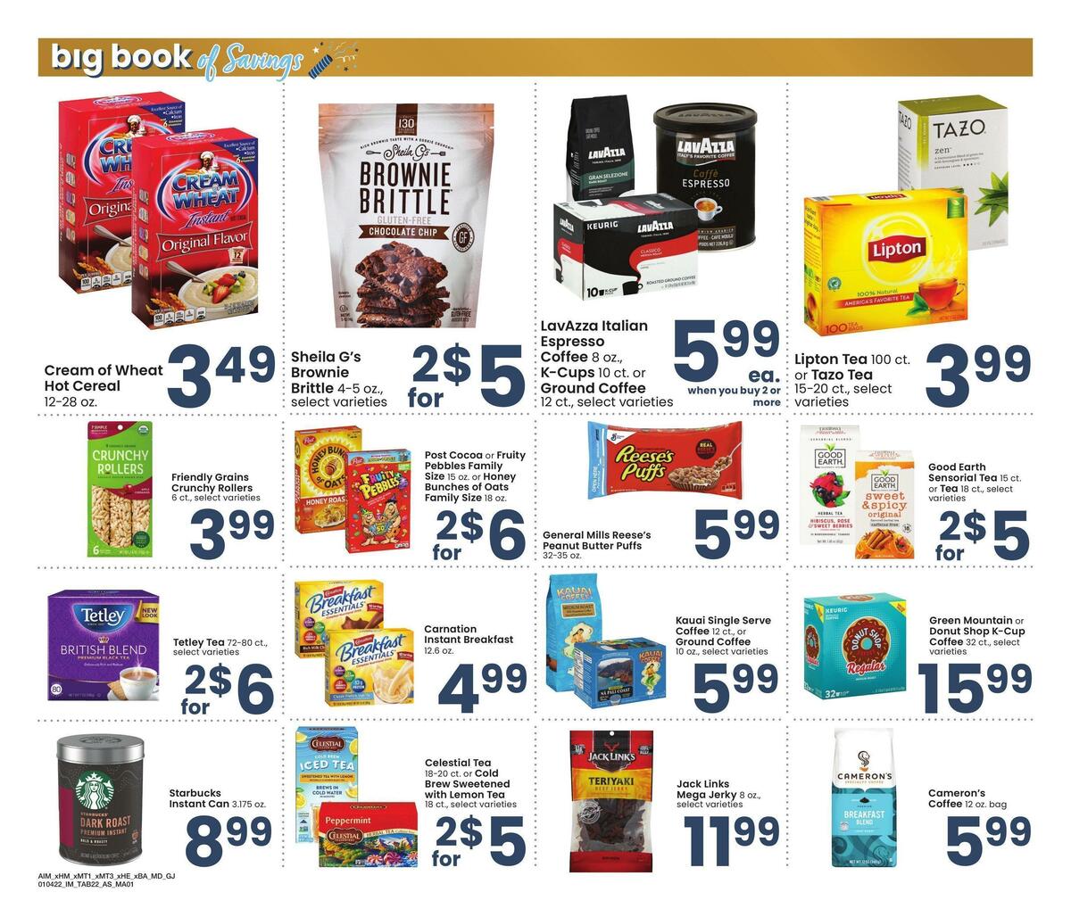 Albertsons Big Book of Savings Weekly Ad from January 4