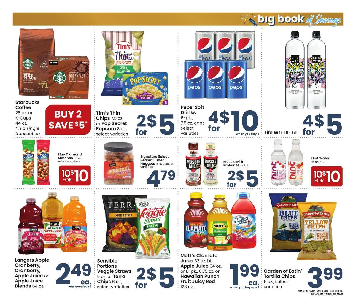 Albertsons Big Book of Savings Weekly Ad from January 4
