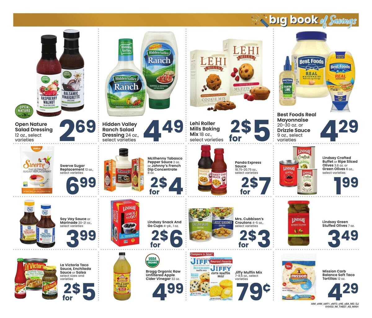 Albertsons Big Book of Savings Weekly Ad from January 4