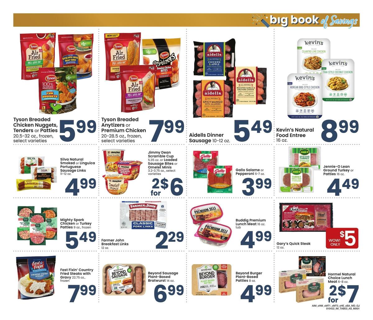 Albertsons Big Book of Savings Weekly Ad from January 4