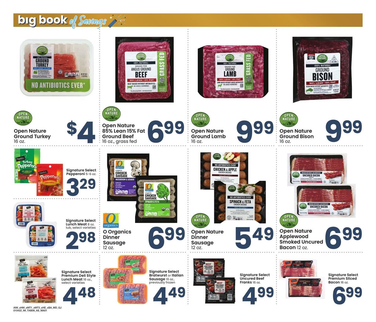 Albertsons Big Book of Savings Weekly Ad from January 4