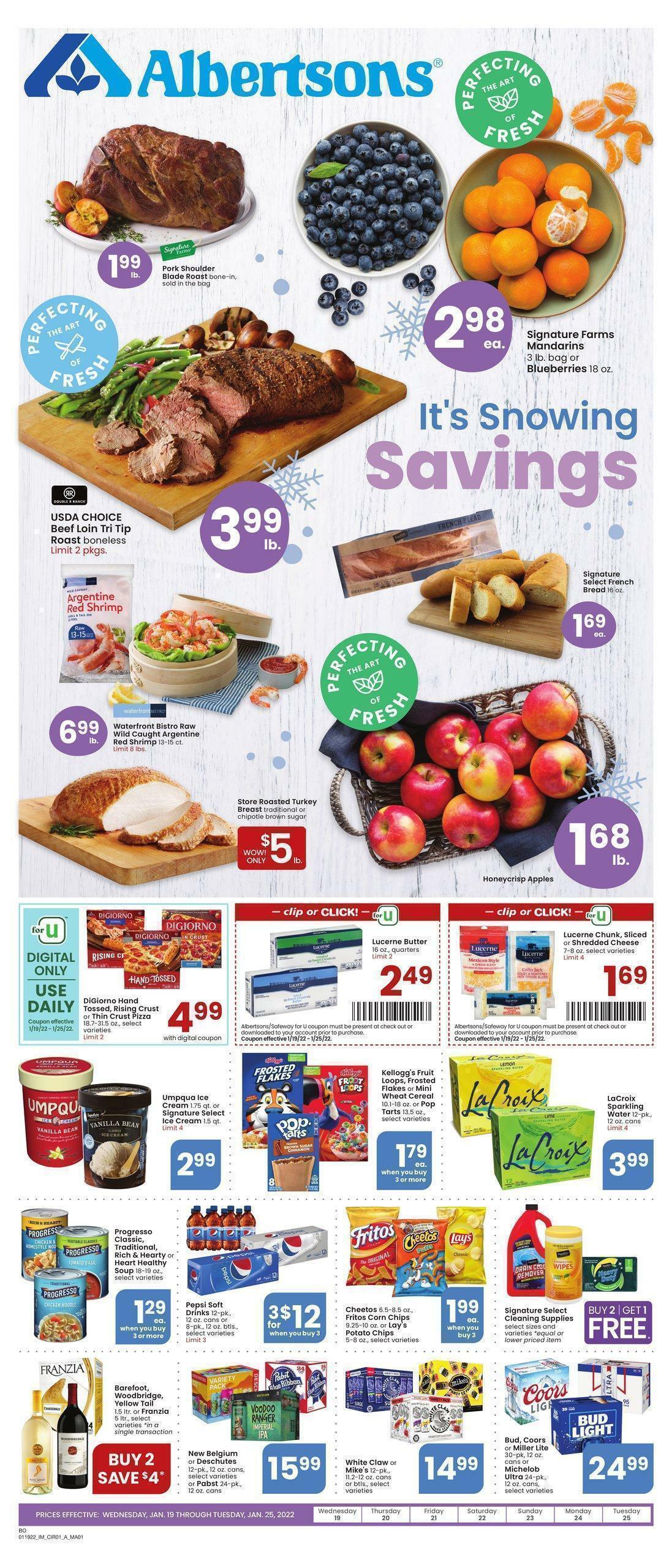 Albertsons Weekly Ad from January 19