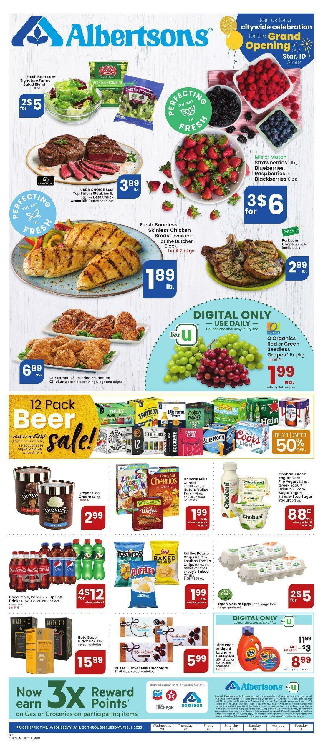 Albertsons Weekly Ad from January 26
