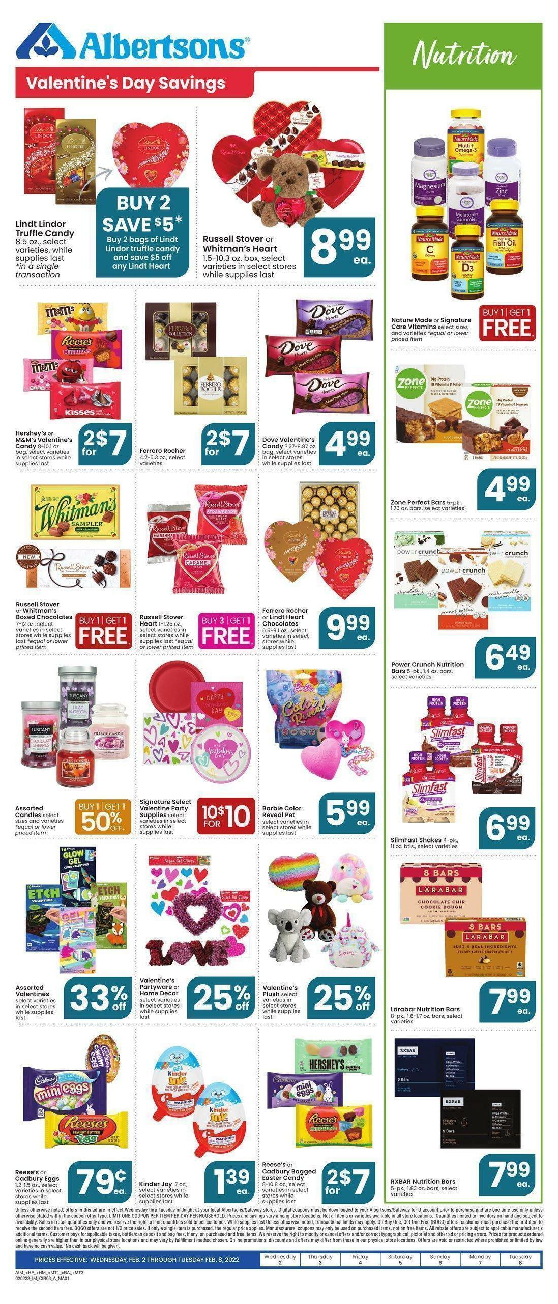 Albertsons Weekly Ad from February 2