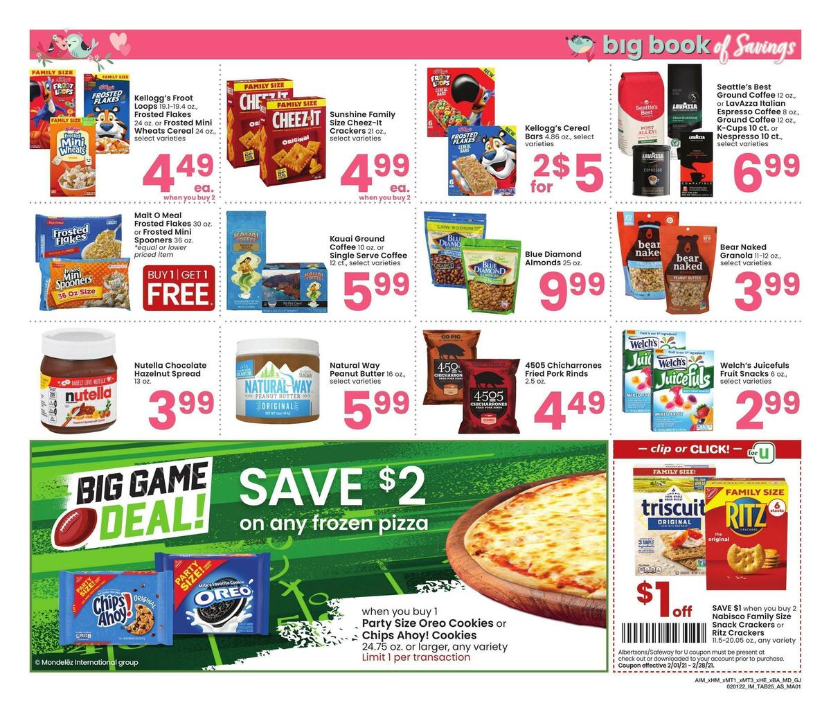 Albertsons Big Book of Savings Weekly Ad from February 1