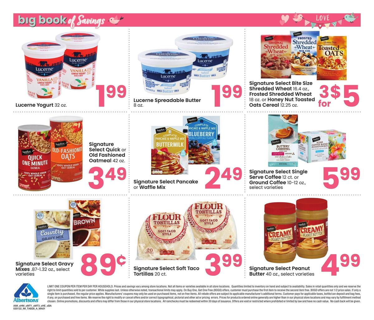Albertsons Big Book of Savings Weekly Ad from February 1