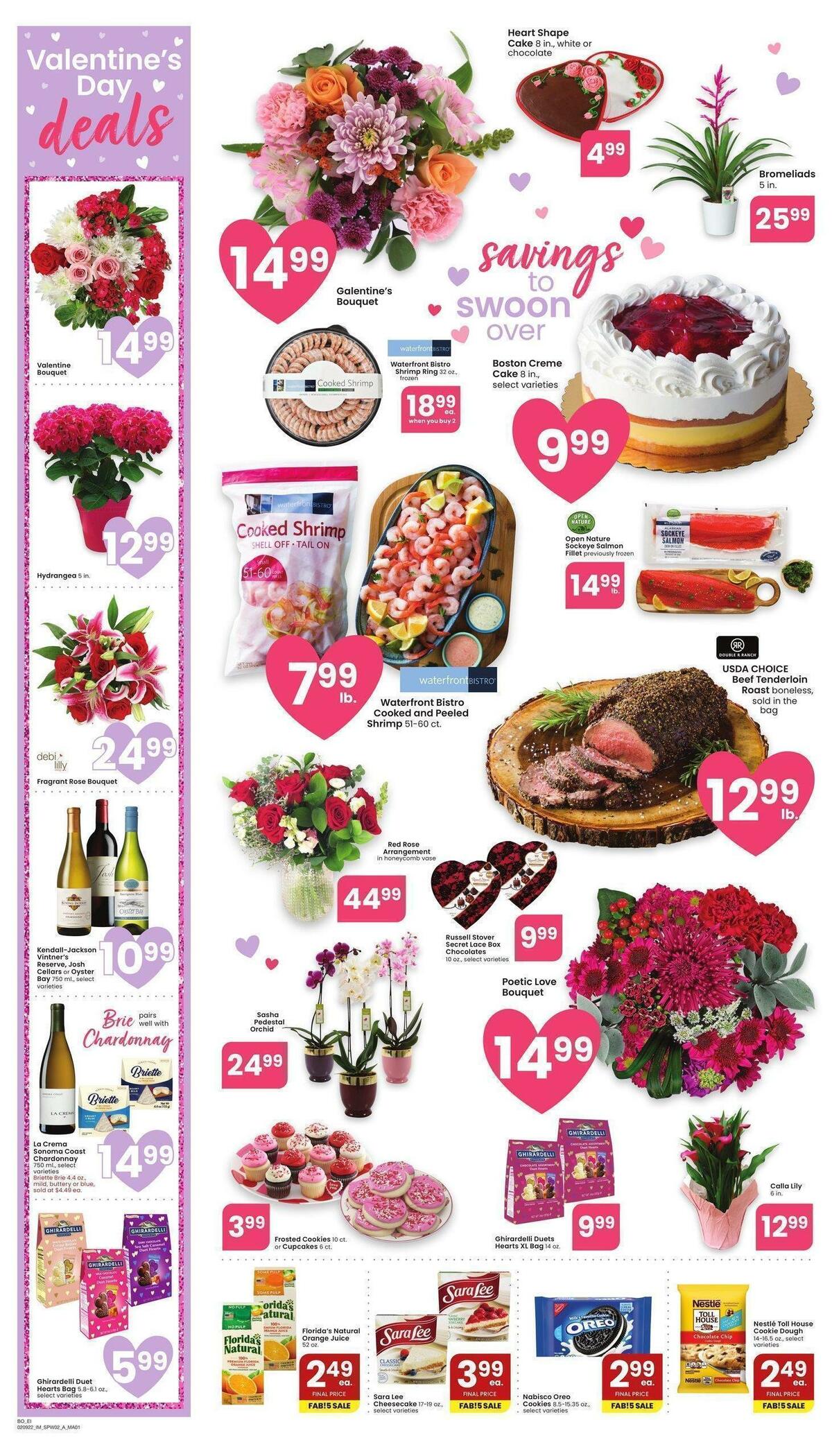 Albertsons Valentine's Day Weekly Ad from February 9