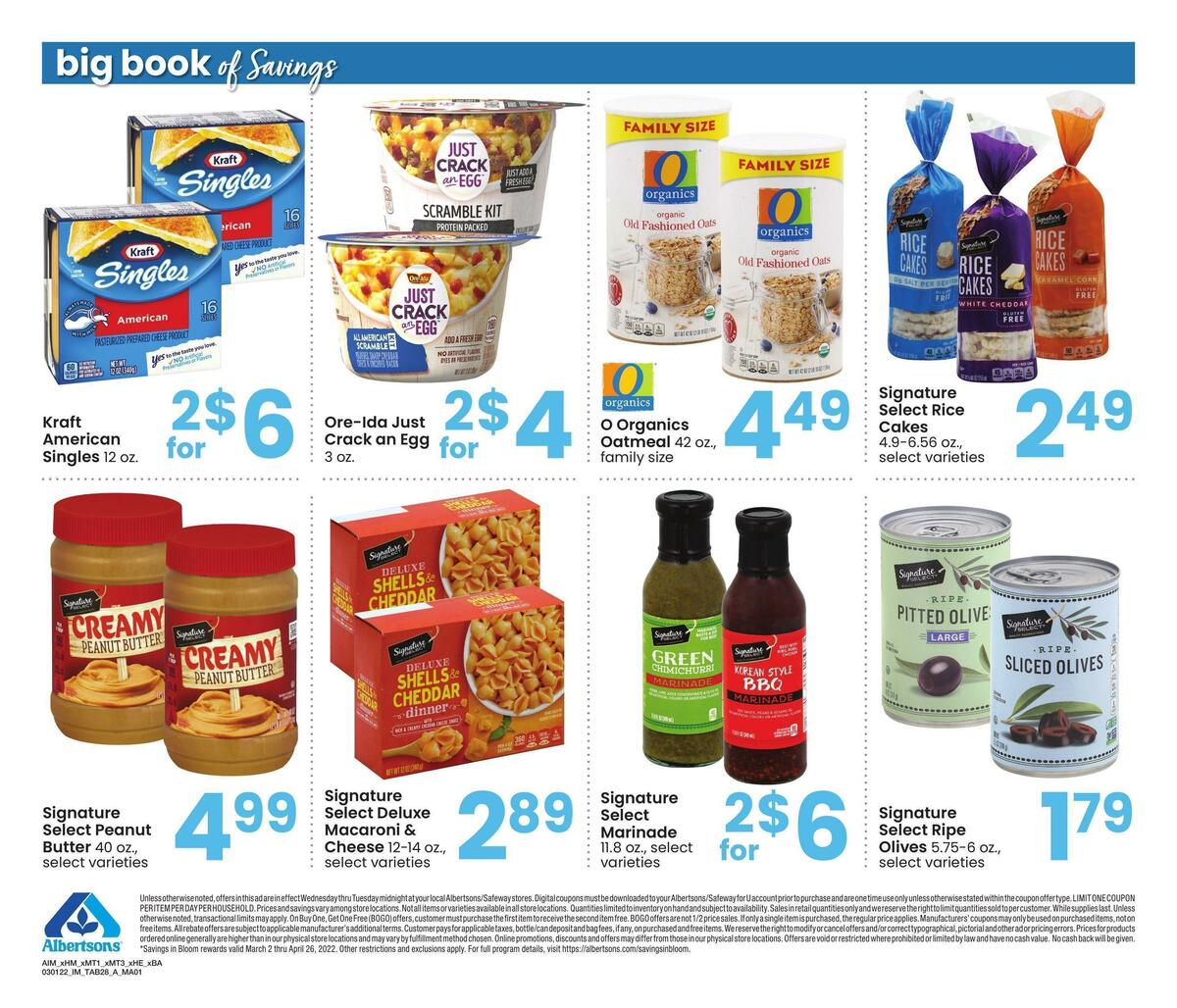 Albertsons Big Book of Savings Weekly Ad from March 1