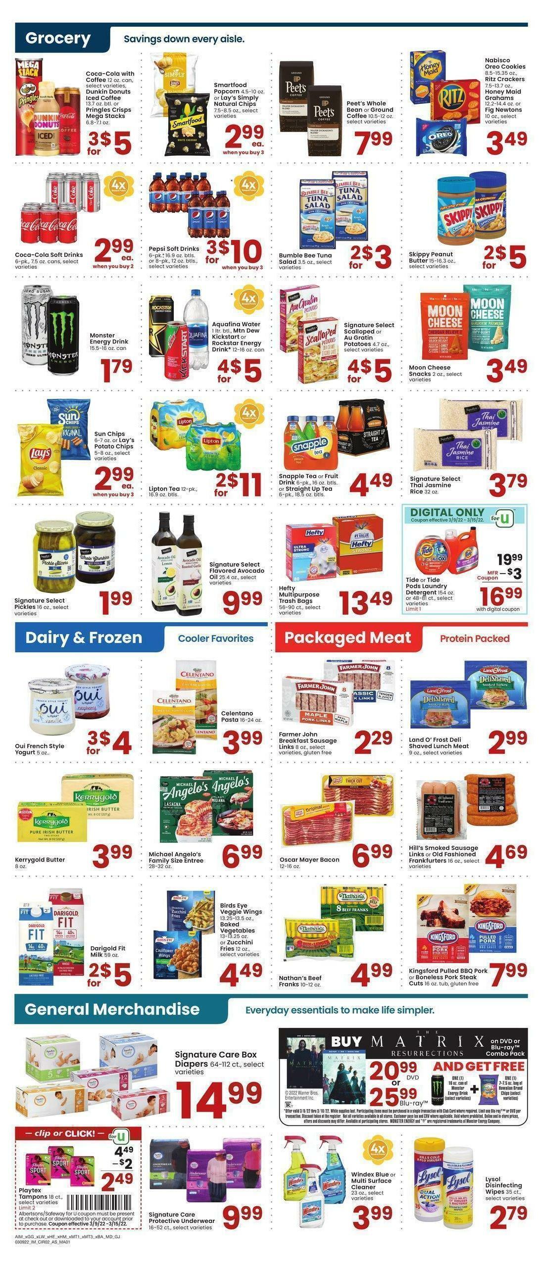 Albertsons Weekly Ad from March 9