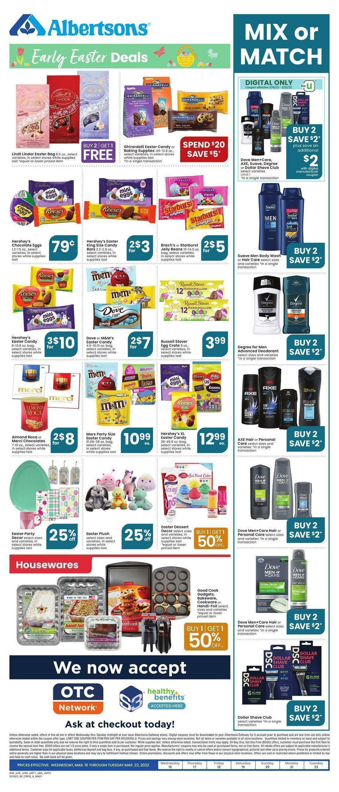 Albertsons Weekly Ad from March 16