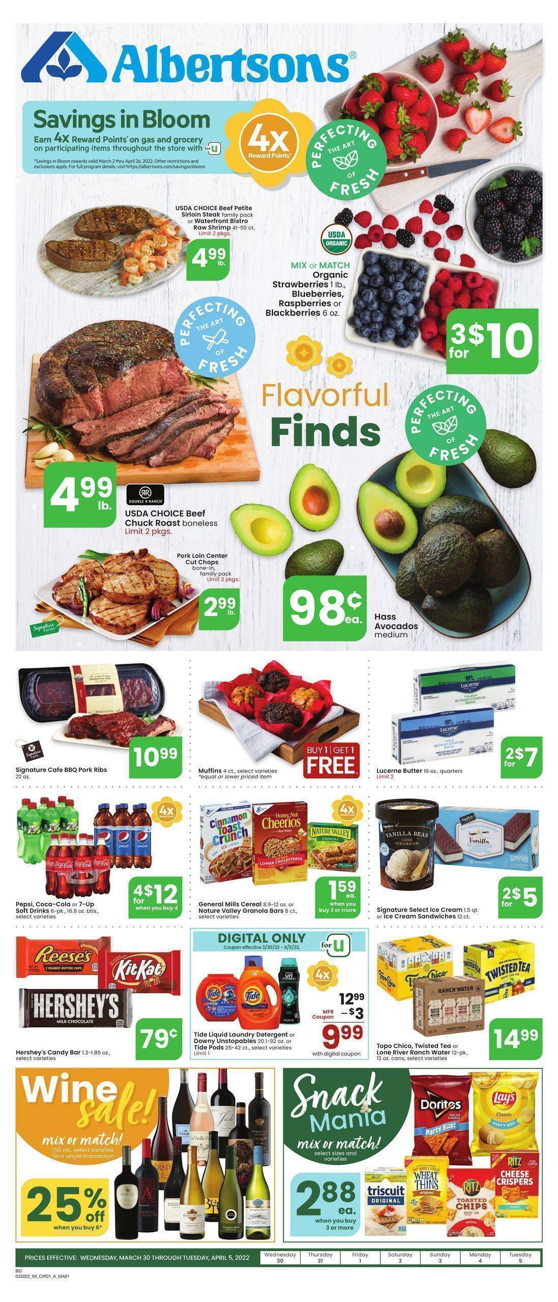 Albertsons Weekly Ad from March 30