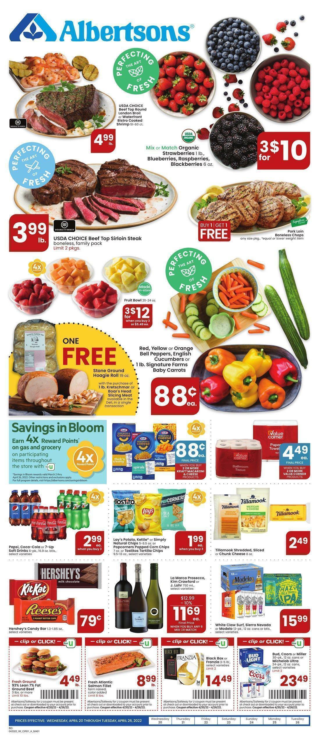 Albertsons Weekly Ad from April 20