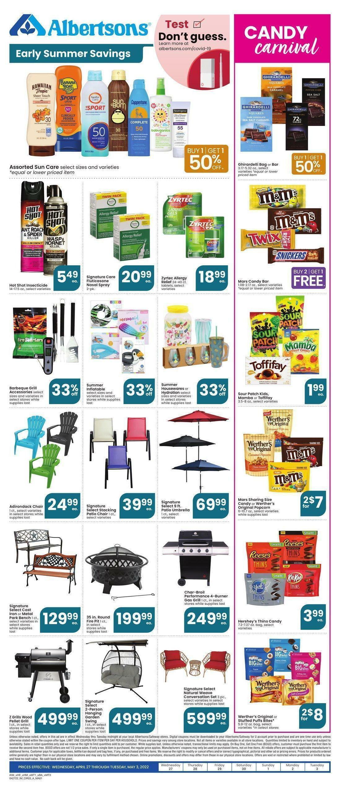 Albertsons Weekly Ad from April 27
