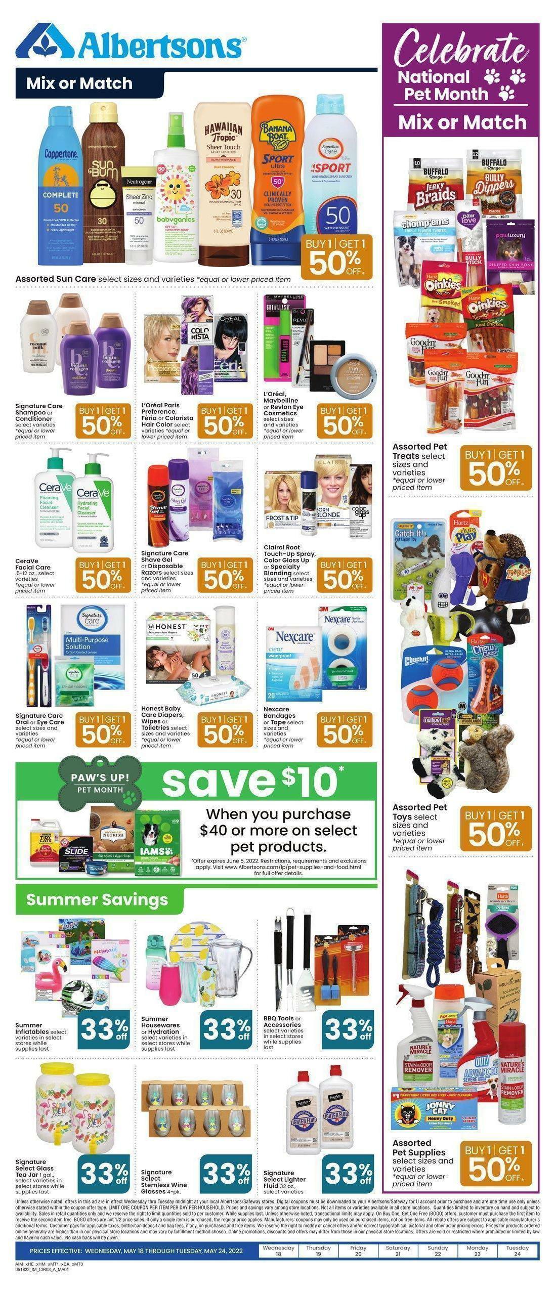 Albertsons Weekly Ad from May 18