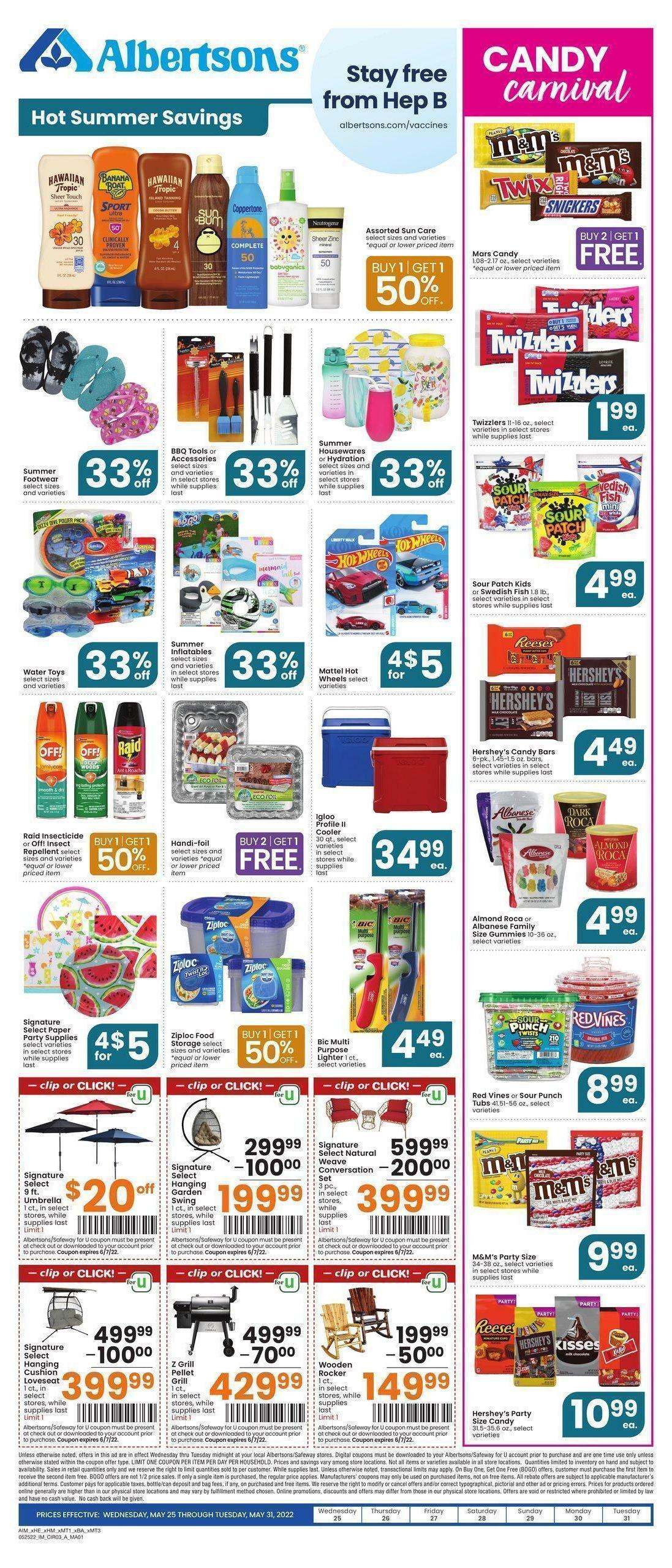 Albertsons Weekly Ad from May 25