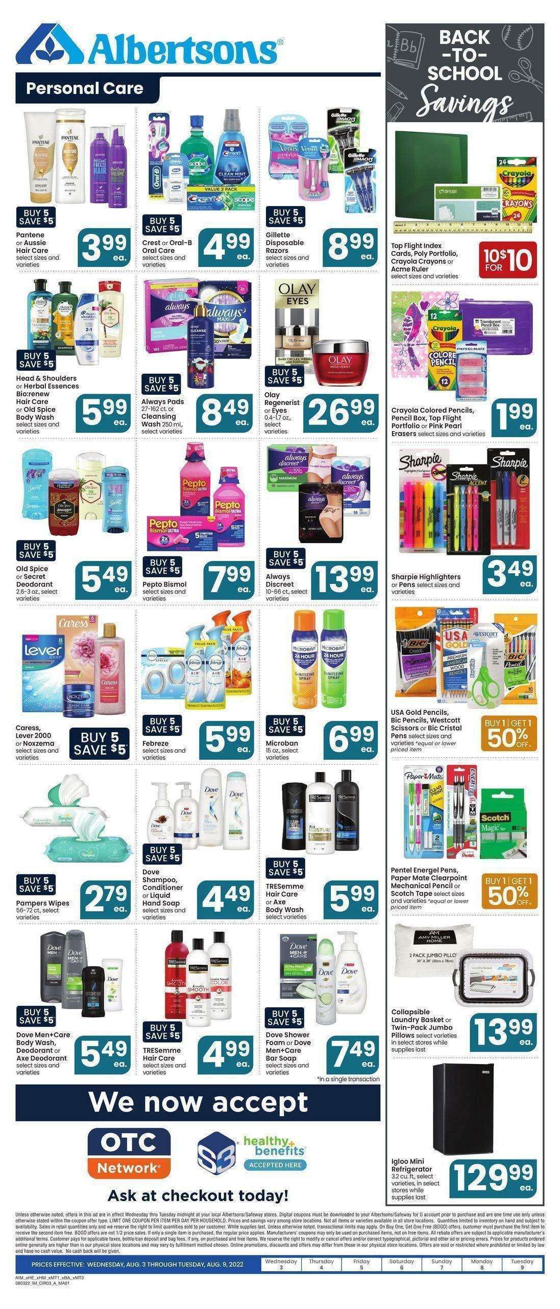 Albertsons Weekly Ad from August 3