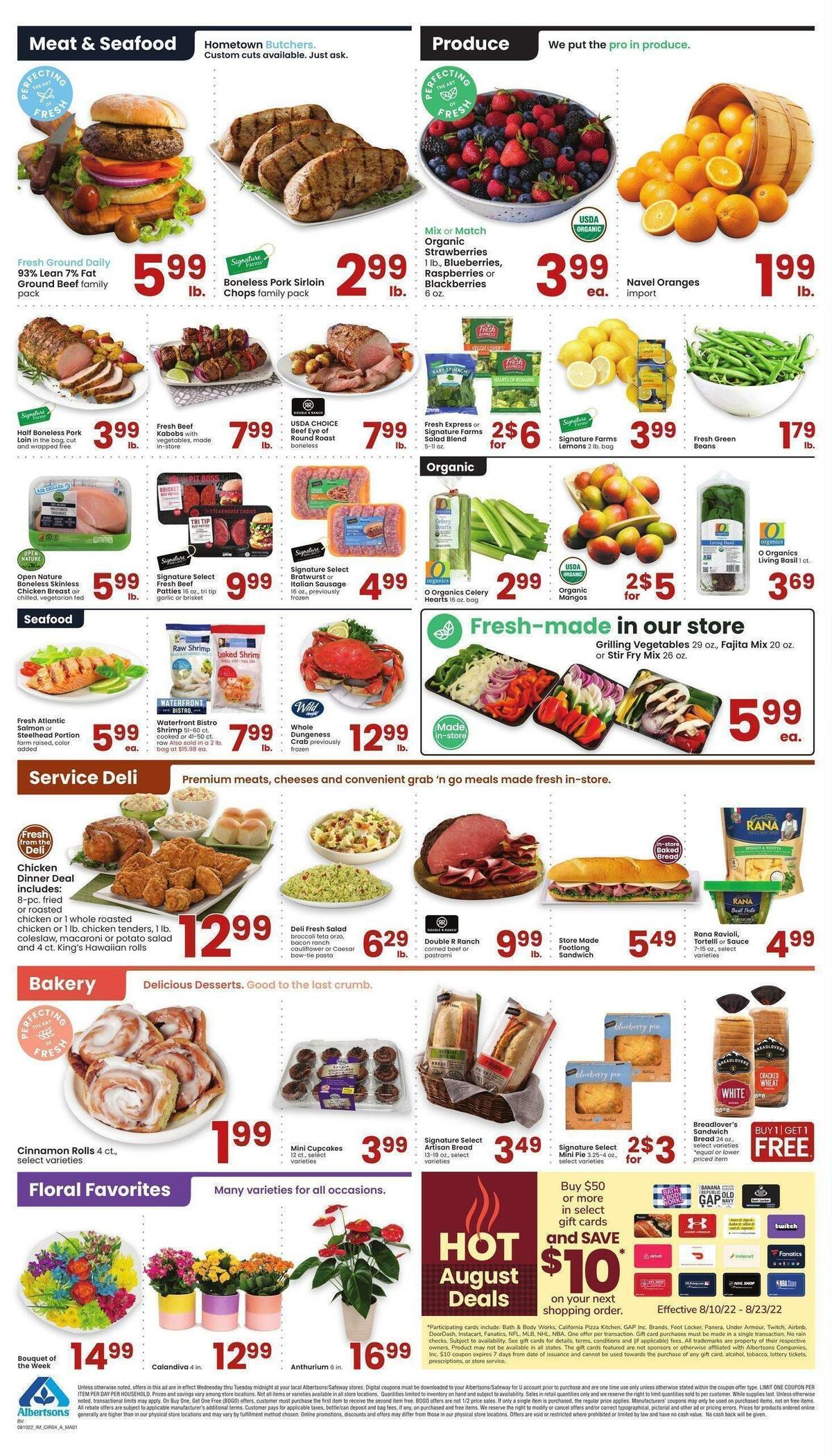 Albertsons Weekly Ad from August 10