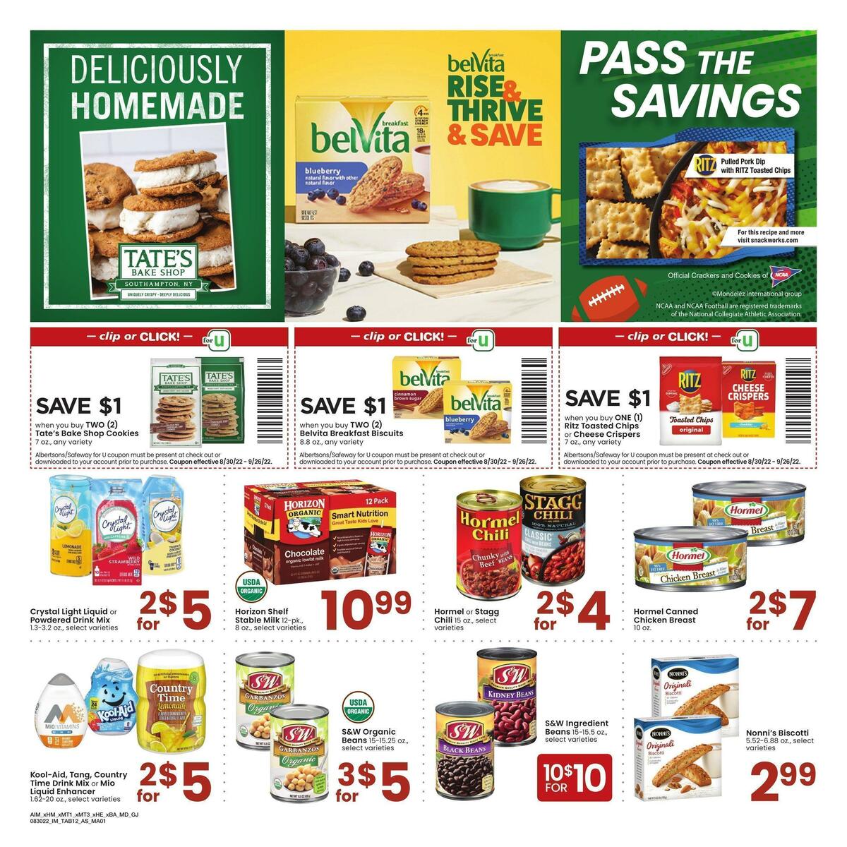 Albertsons Big Book of Savings Weekly Ad from August 30