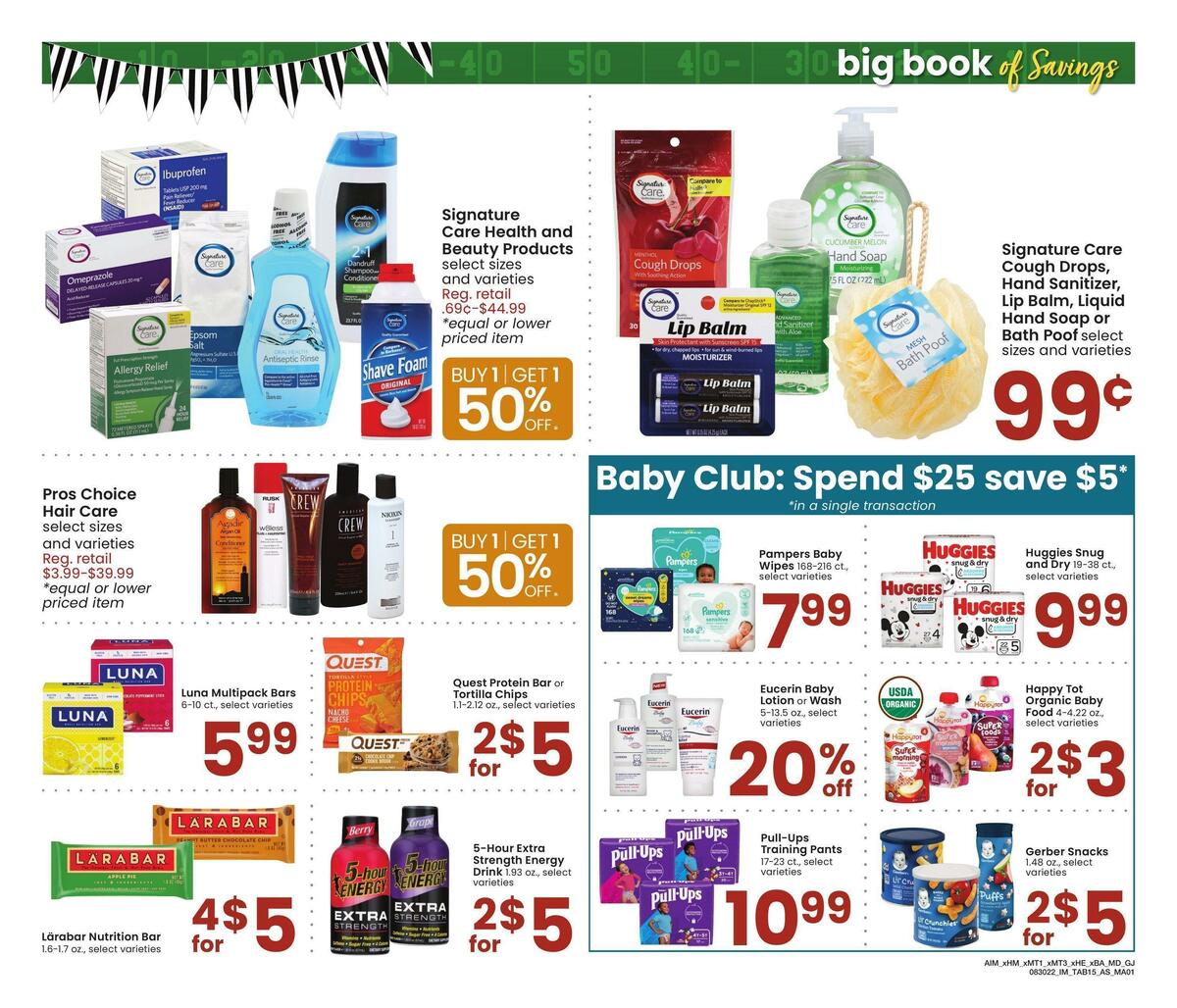 Albertsons Big Book of Savings Weekly Ad from August 30