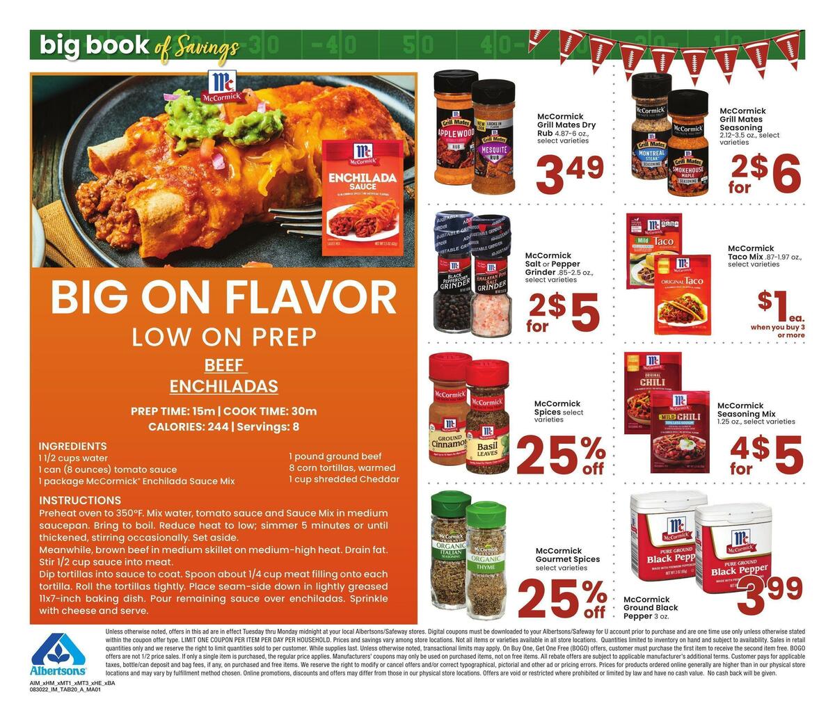 Albertsons Big Book of Savings Weekly Ad from August 30