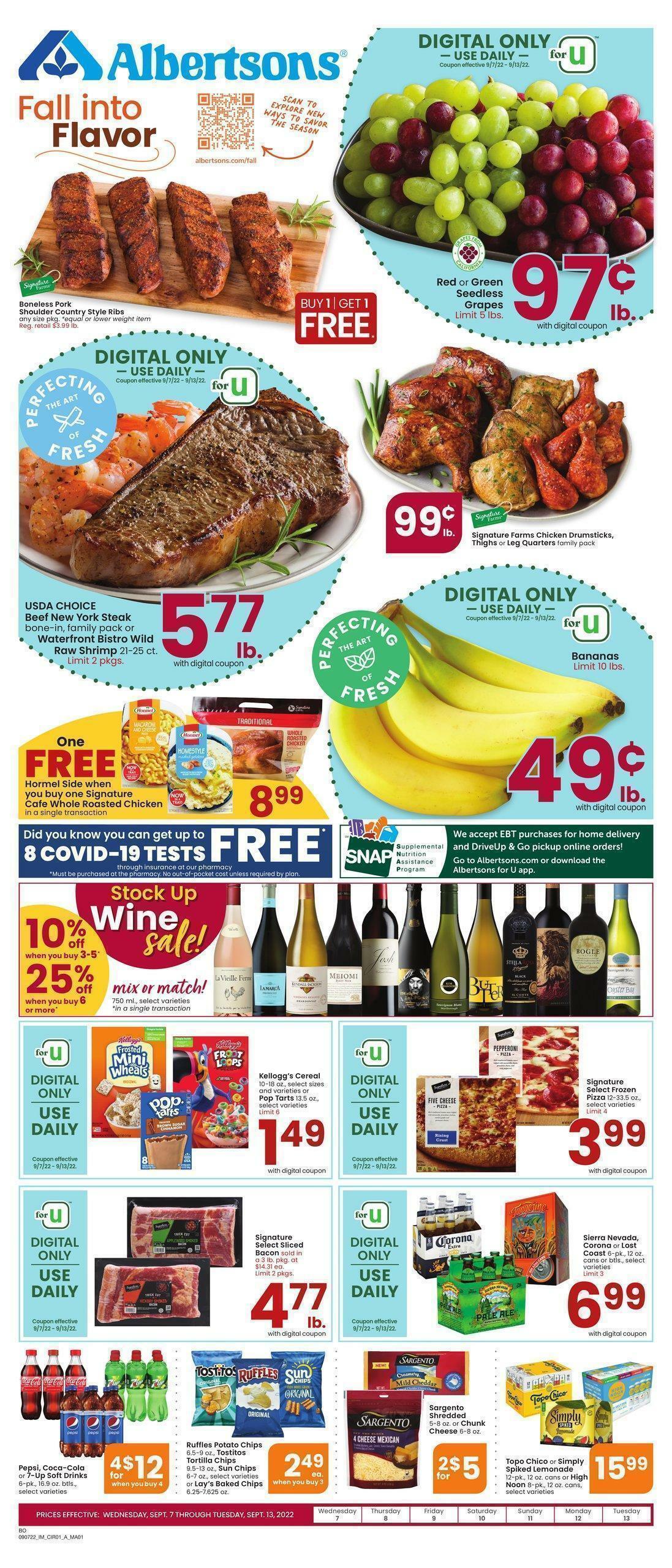 Albertsons Weekly Ad from September 7
