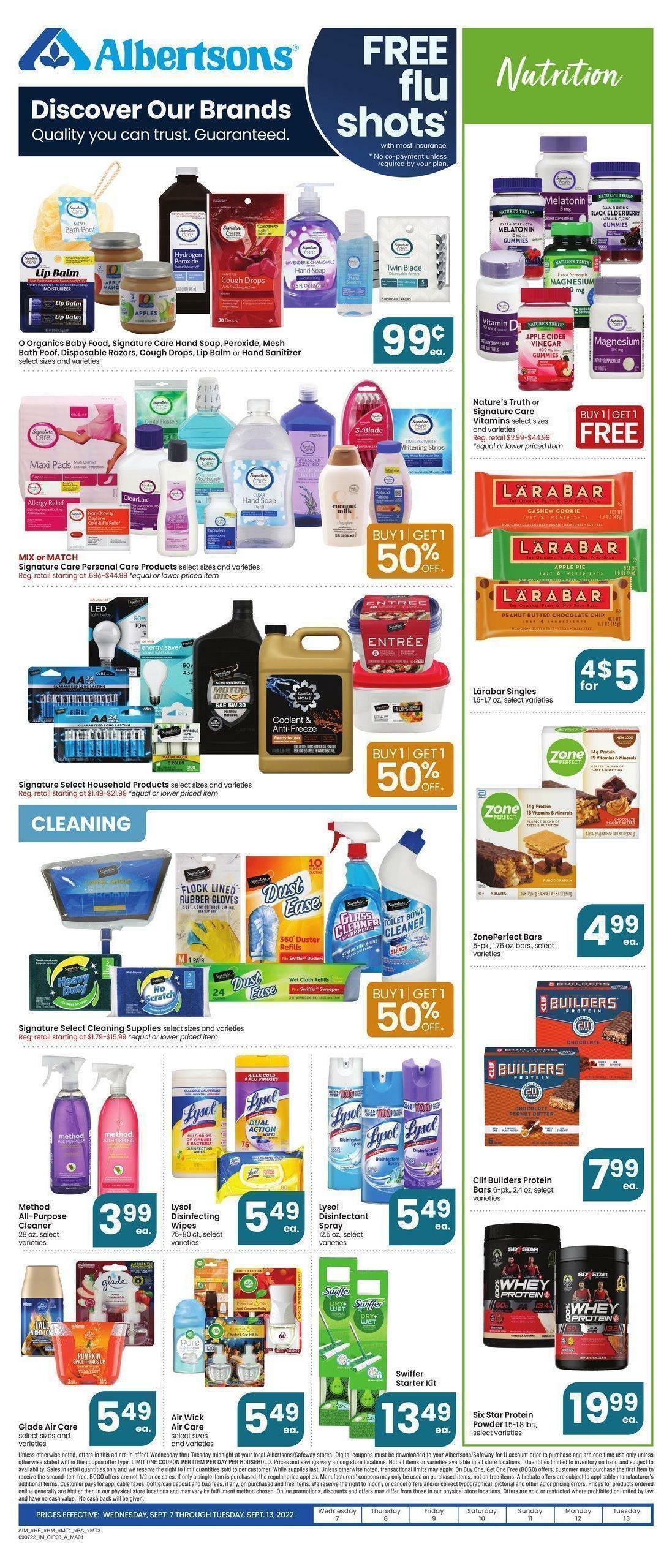 Albertsons Weekly Ad from September 7