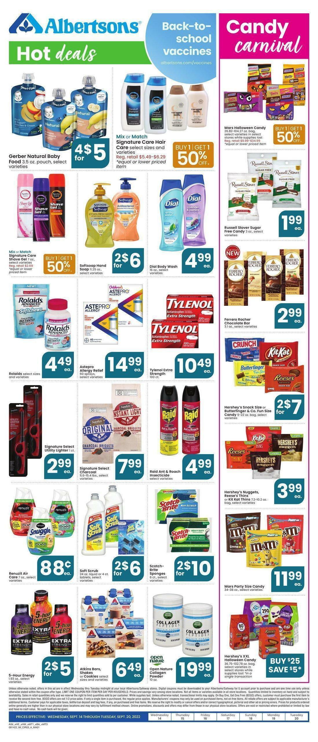 Albertsons Weekly Ad from September 14