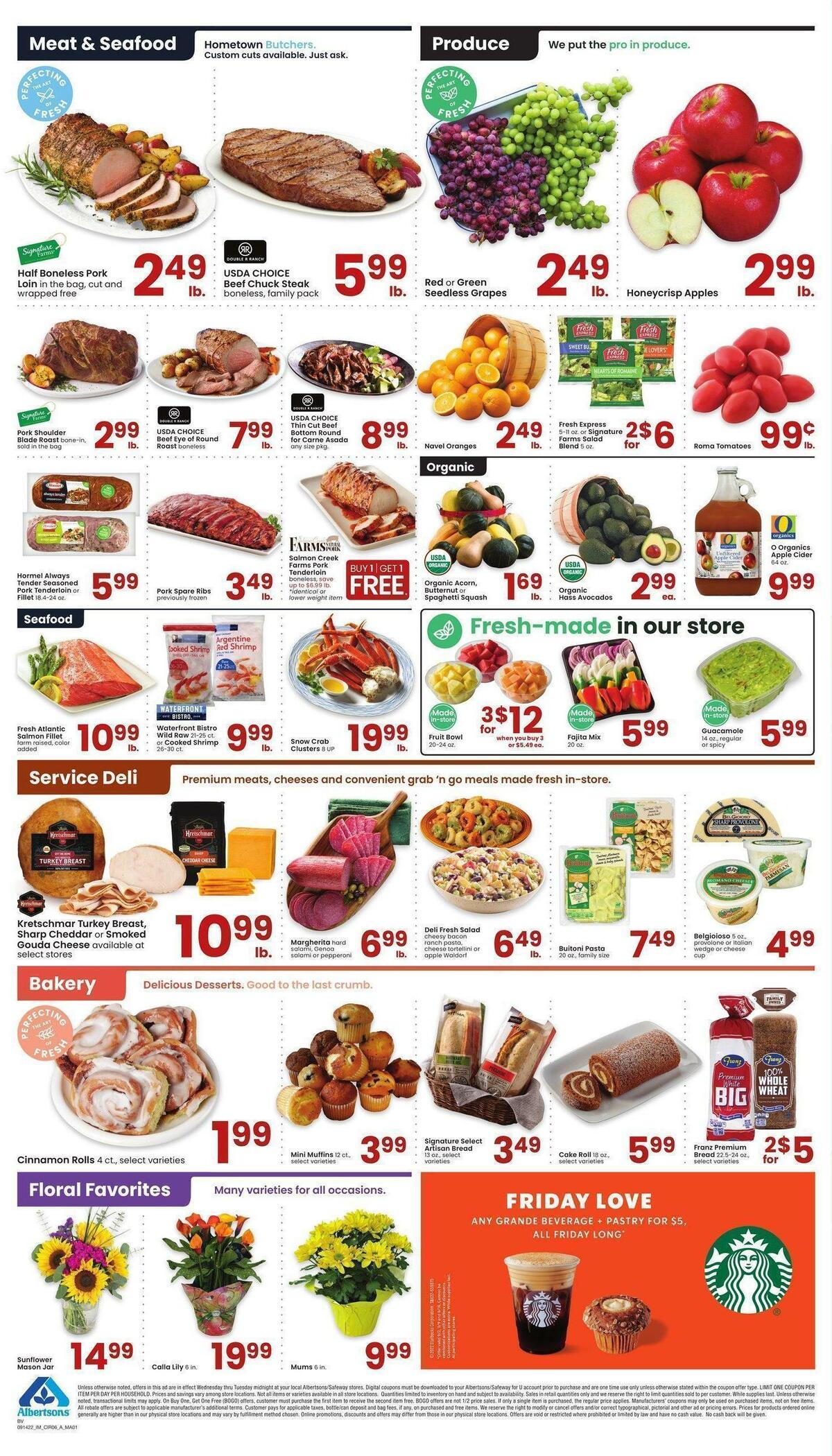 Albertsons Weekly Ad from September 14