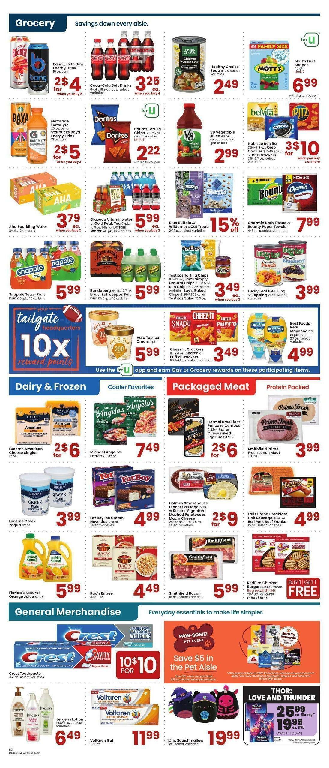 Albertsons Weekly Ad from September 28