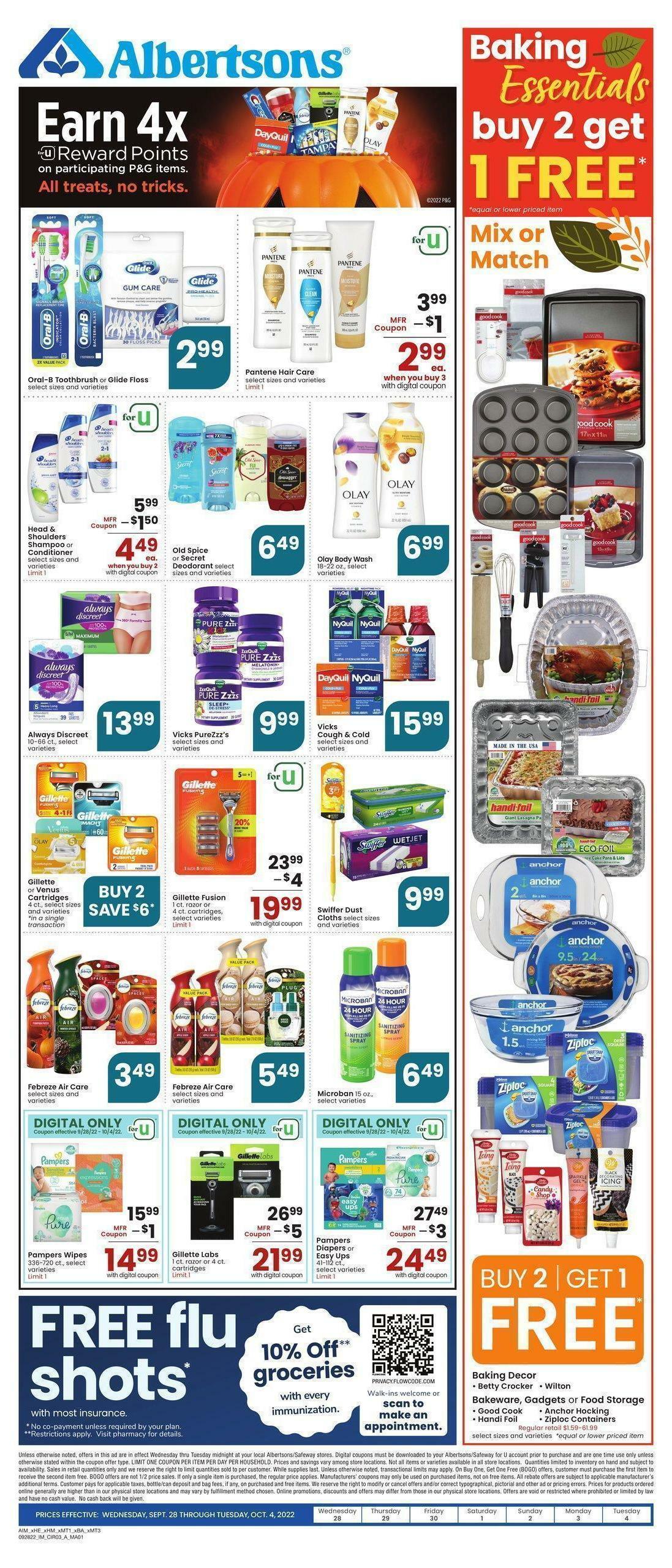 Albertsons Weekly Ad from September 28