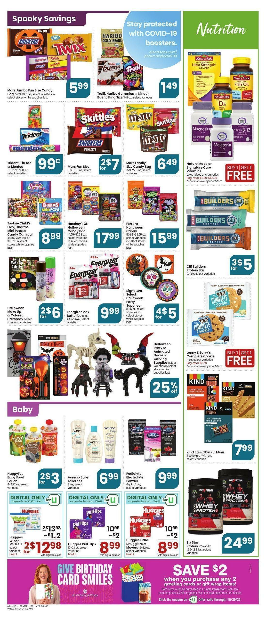 Albertsons Weekly Ad from September 28