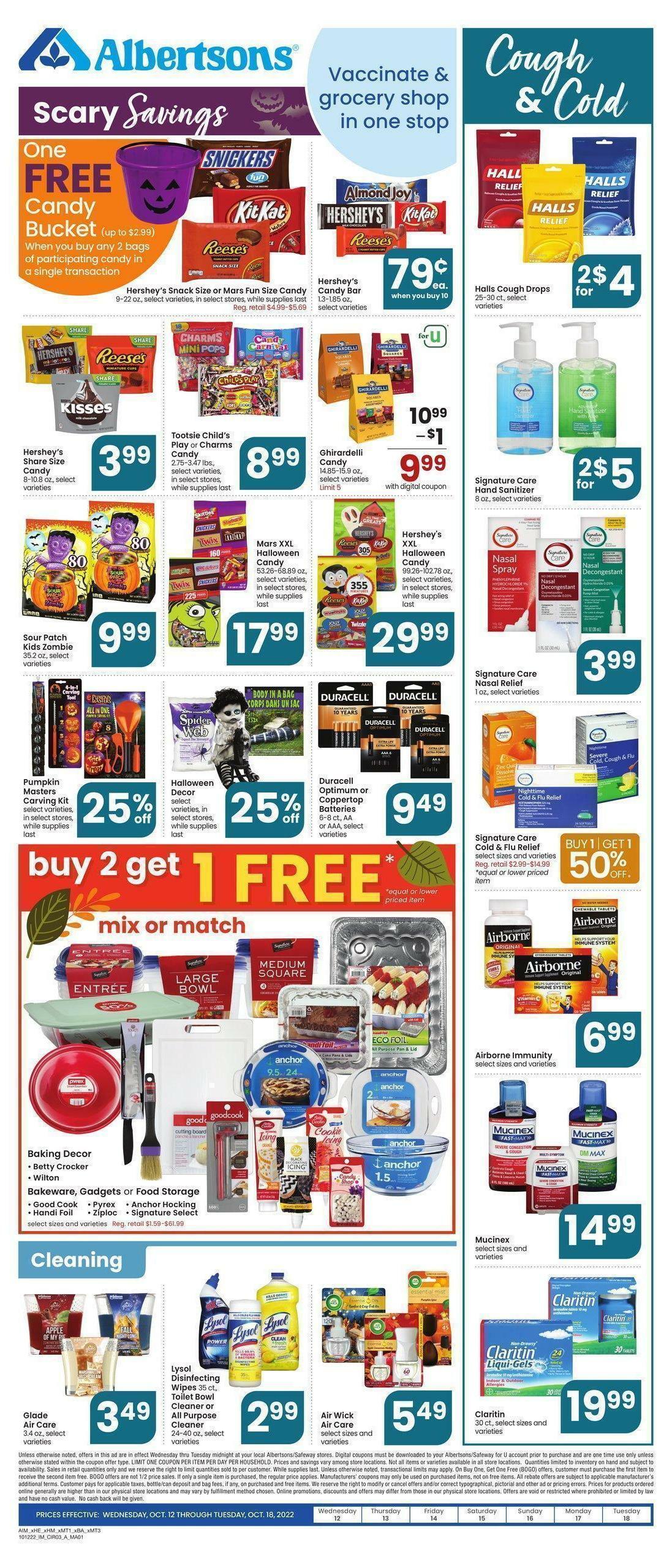 Albertsons Weekly Ad from October 12
