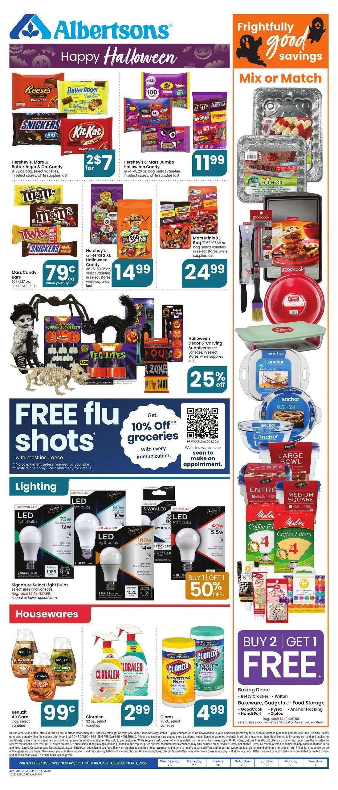 Albertsons Weekly Ad from October 26