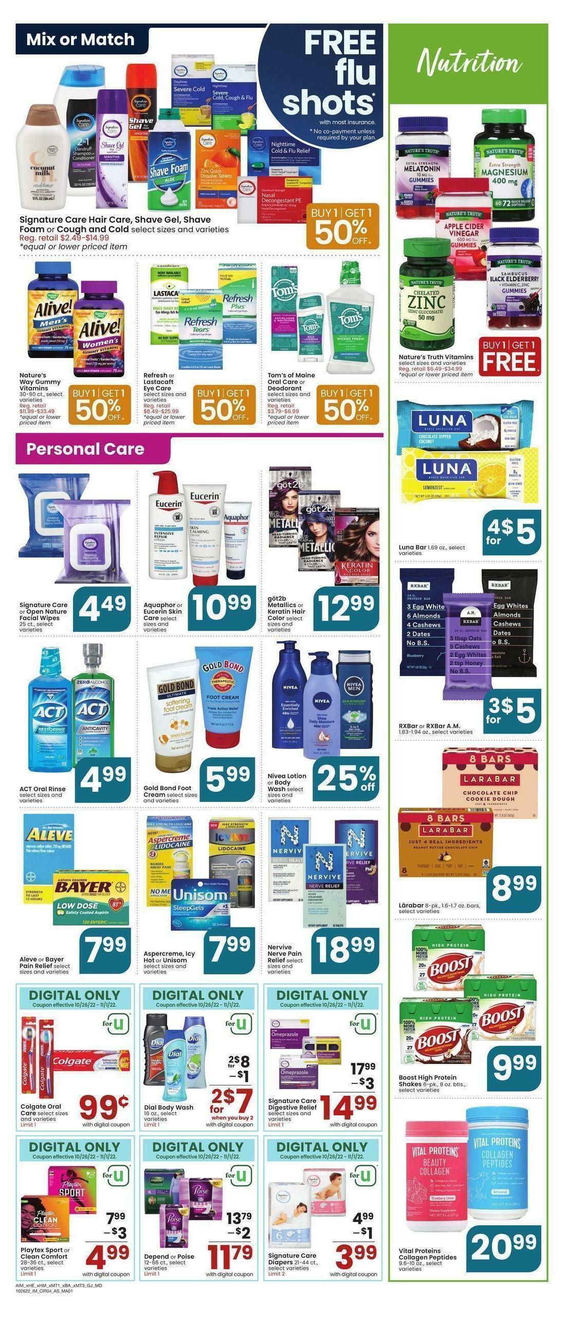Albertsons Weekly Ad from October 26