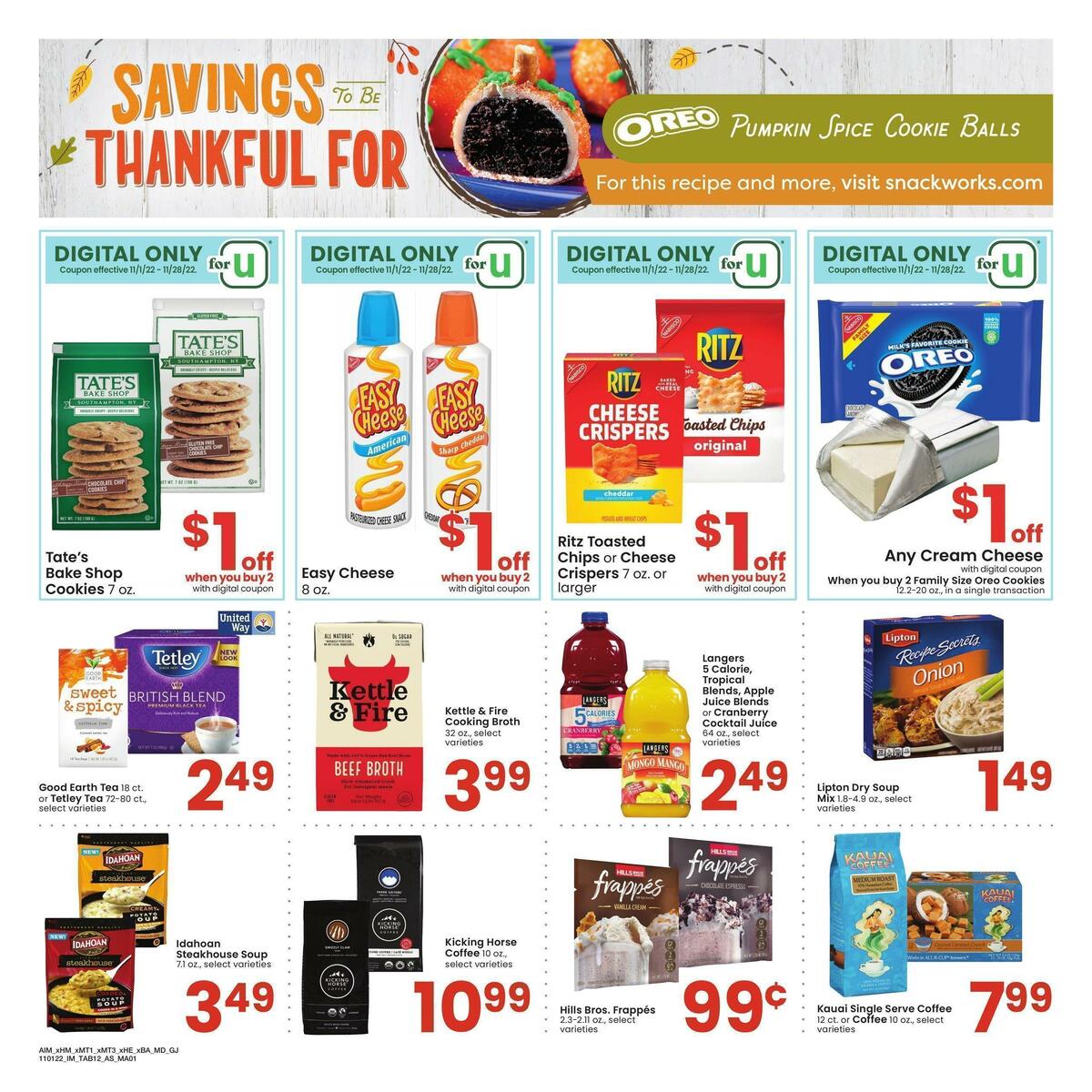 Albertsons Big Book of Savings Weekly Ad from November 1