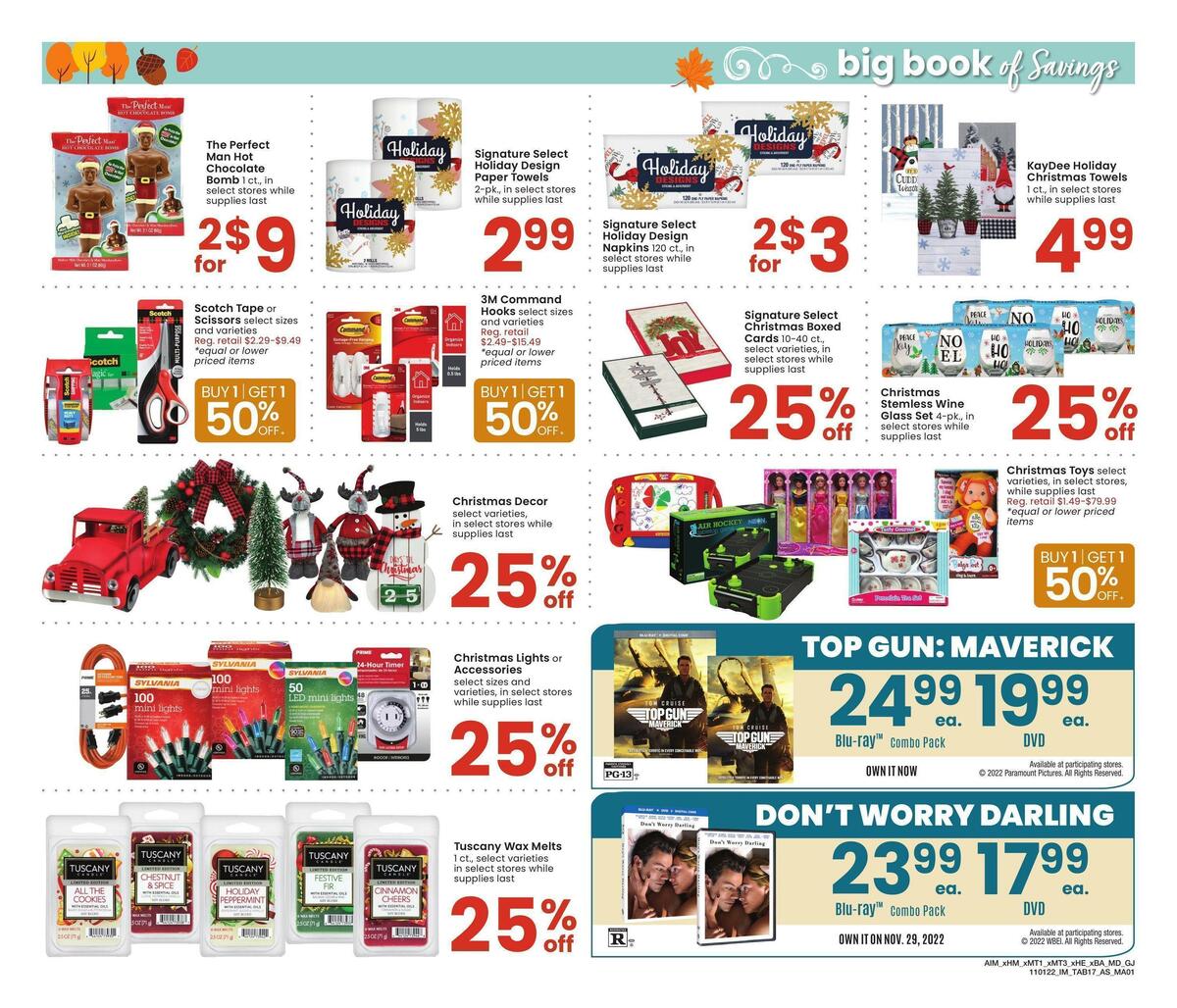 Albertsons Big Book of Savings Weekly Ad from November 1