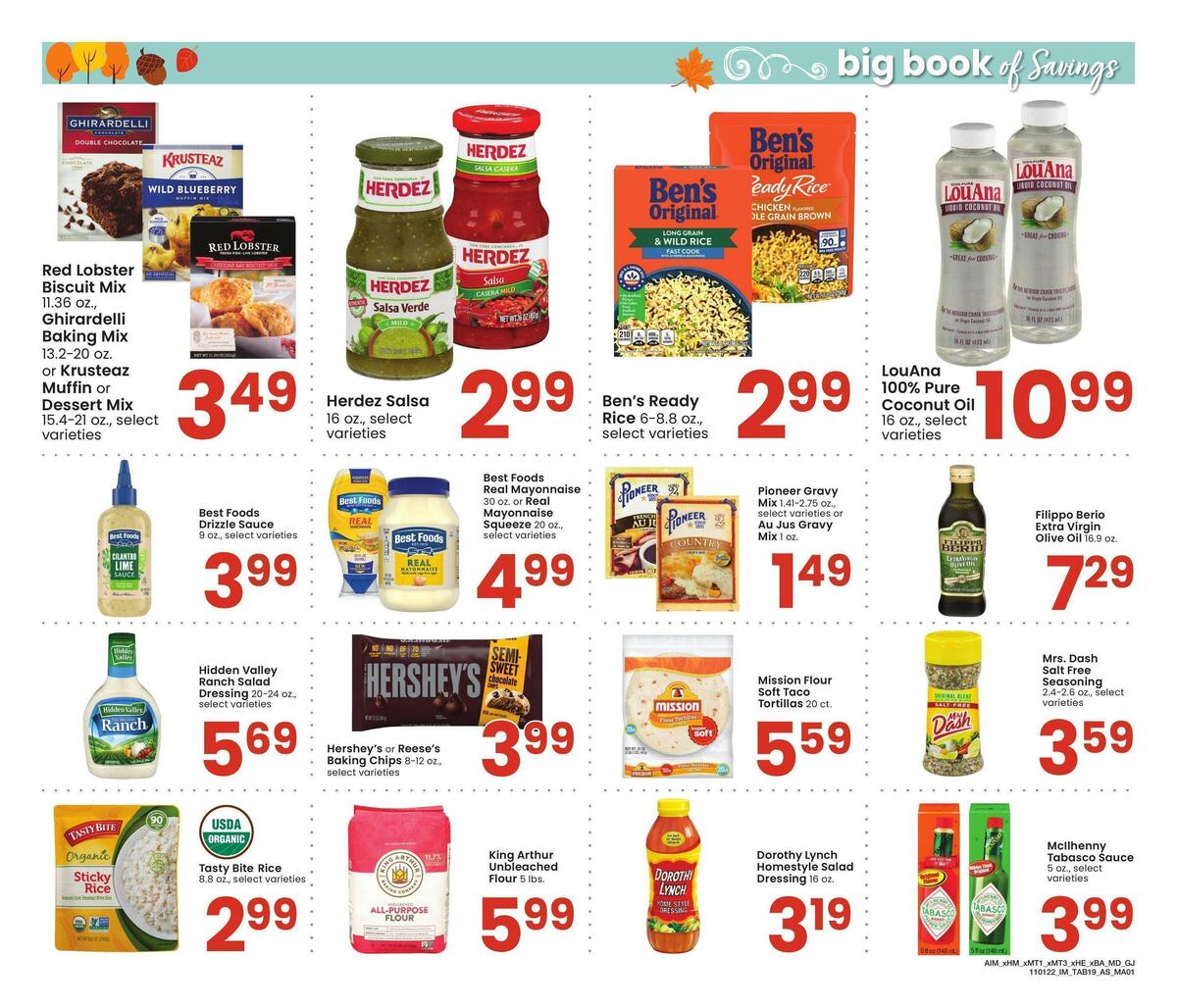 Albertsons Big Book of Savings Weekly Ad from November 1