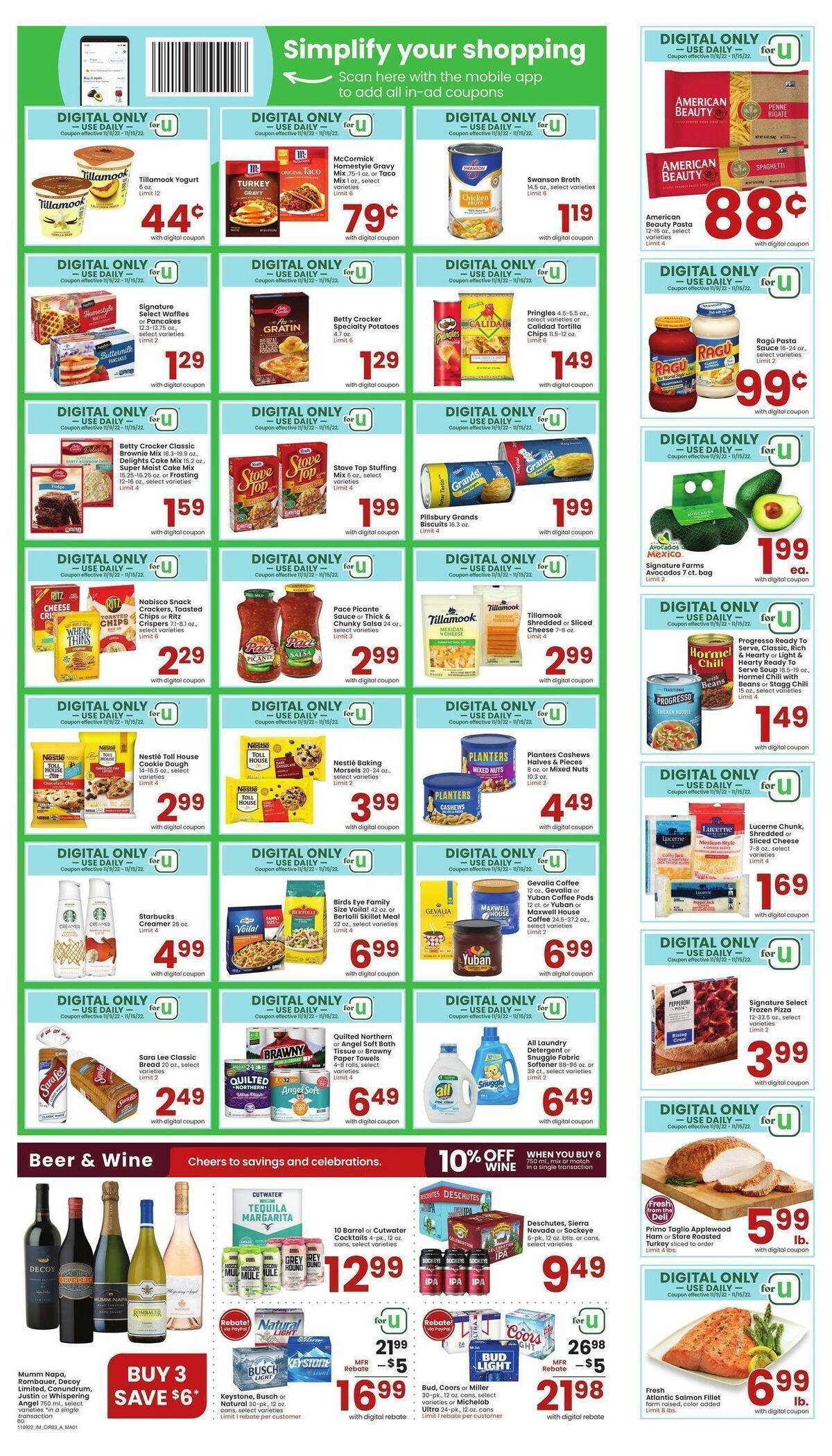 Albertsons Weekly Ad from November 9